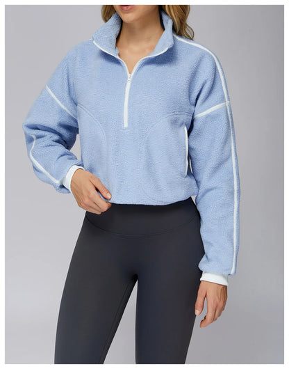 SWELTERING Women Fitness Gym Loose Yoga Long Sleeve Training Sport Top Female Workout Long Sleeve Yoga T-Shirt Sport Long Sleeve