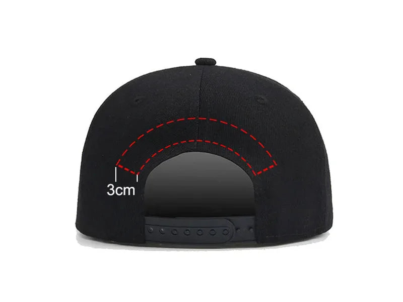 Custom Logo Snapback Cap Team Embroidery Monogram Baseball Hat Personalized Men Women Gorras Planas Hip Hop Bone Aba Reta