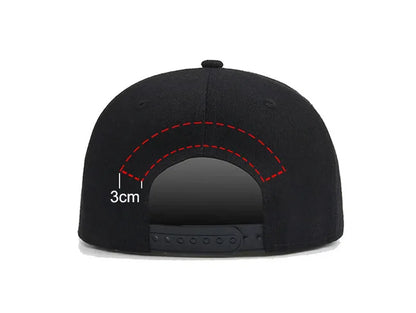 Custom Logo Snapback Cap Team Embroidery Monogram Baseball Hat Personalized Men Women Gorras Planas Hip Hop Bone Aba Reta