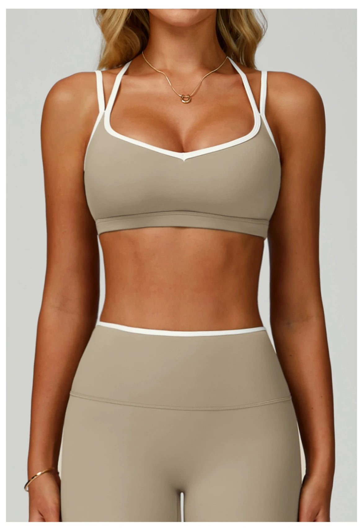 Sports Underwear Yoga Vest Women Yoga Bra Sexy Color Blocking Workout Bra Gym Crop Top For Women Breathable Running Fitness Top