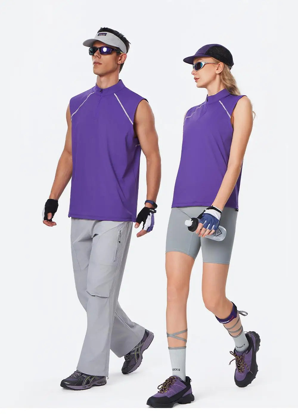 #461-XIYU Custom LOGO Half Zipper Gym Vest High Quality Shirt Sleeveless T-shirts Men Tank Tops Running Fitness Sports Vest Men