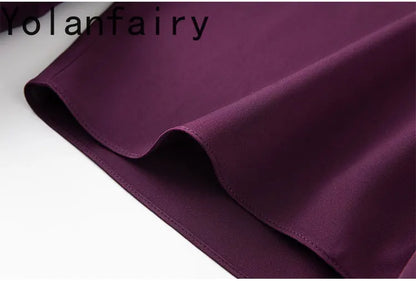 YOLANFAIRY 93% Real Mulberry Silk Shirts for Women Spring 2026 Elegant Solid Long Sleeve Shirt Woman Top Ribbon OL Blouses Trend