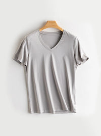Grey V neck