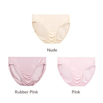SuyaDream 3pcs/lot Women Panties 100%Natural silk Low-rise Briefs Healthy Basic Everyday Wear Underwears, Summer New Intimates