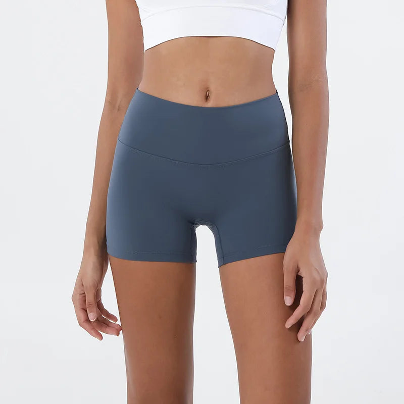 TRY TO BN Women High Waisted Gym Shorts Butt Lifting Breathable Biker Shorts Fitness Running Yoga Workout Cycling Sports Shorts