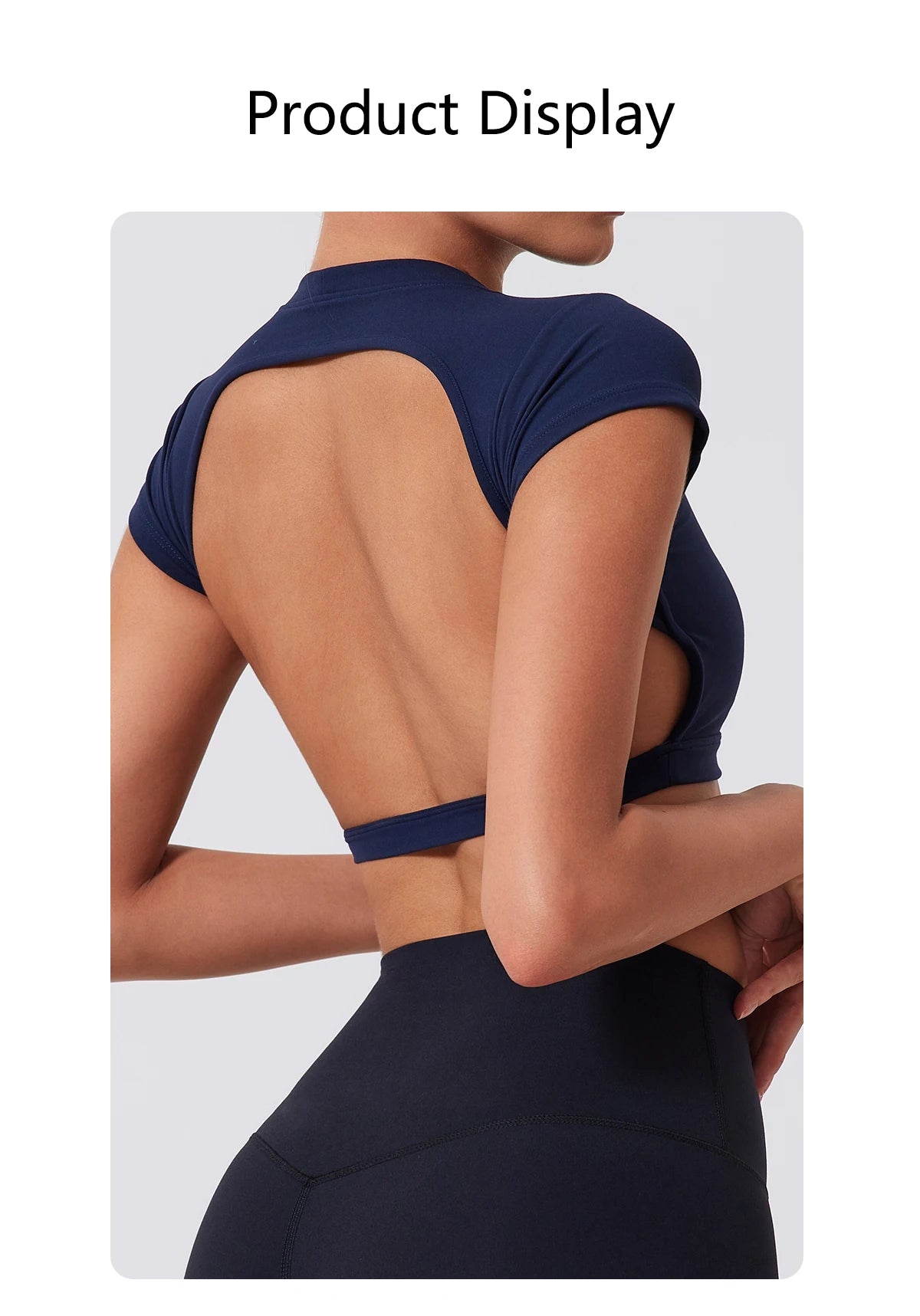 Summer Sports Short TOP Women Fitness shirts Yoga Wear Female Gym Training Suit Crop Top Women beautiful Back Tops T-Shirt
