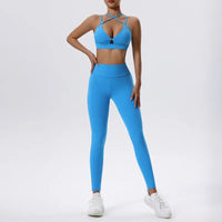 Blue pants set