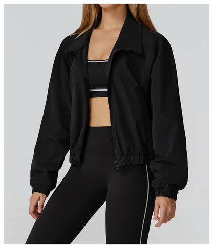 3PCS Yoga Set Women Workout Set 2 Pieces Sportswear Yoga Suit Gym Clothing Fitness Zipper Long Sleeve Sports High Waist Leggings