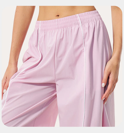 Sun Protection High Waist Wide Leg Yoga Pants Fitness Sports Bell-bottoms Push Up Gym Workout Flared Pants Female Cycling Pants