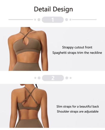 Hearuisavy Ultra-Soft Fabrics 2Pcs Sports Set Women Cross Workout Clothing Gym Suit High Waist Legging Quick Dry Yoga Clothes