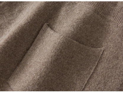 Men's Wool Pants Elastic Waist 2025 Autumn Winter Thick Casual Cashmere Trousers 100% Merino Wool Knitted Mid Seam Sport Pants