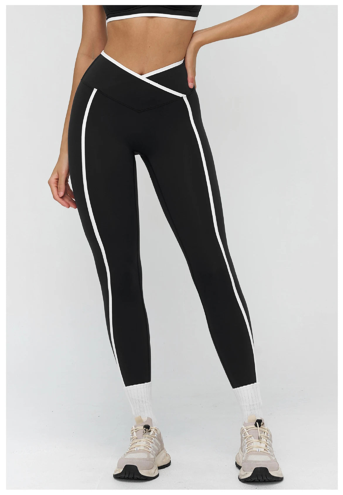 Women High Waist Workout Gym Leggings Yoga Trousers Breathable Sports Pants Female Running Cycling Tights Fitness Yoga Pants