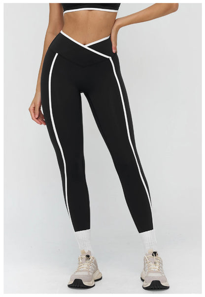 Women High Waist Workout Gym Leggings Yoga Trousers Breathable Sports Pants Female Running Cycling Tights Fitness Yoga Pants