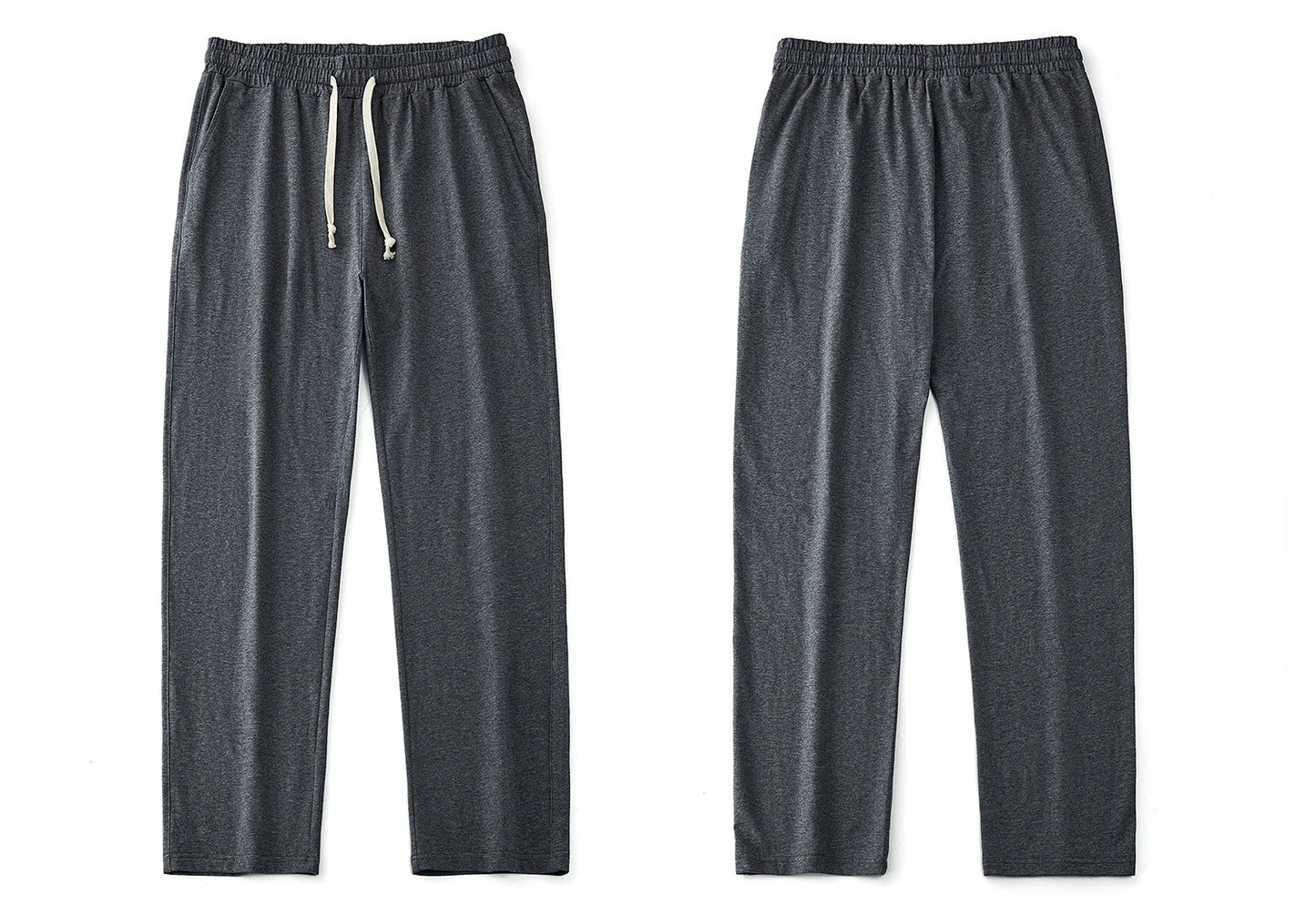Men's 180G Combed Cotton Sport Pants Solid Color Straight Sweatpants Comfortable Casual Spring Autumn Homewear Men's pants
