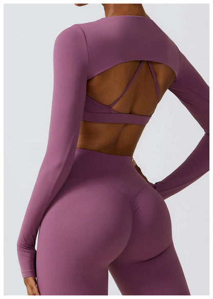 Women 2/3pcs Workout Outfits Yoga Sets Sportswear Gym Workout Clothing Tracksuit High Waist Leggings and Stretch Sports Bra