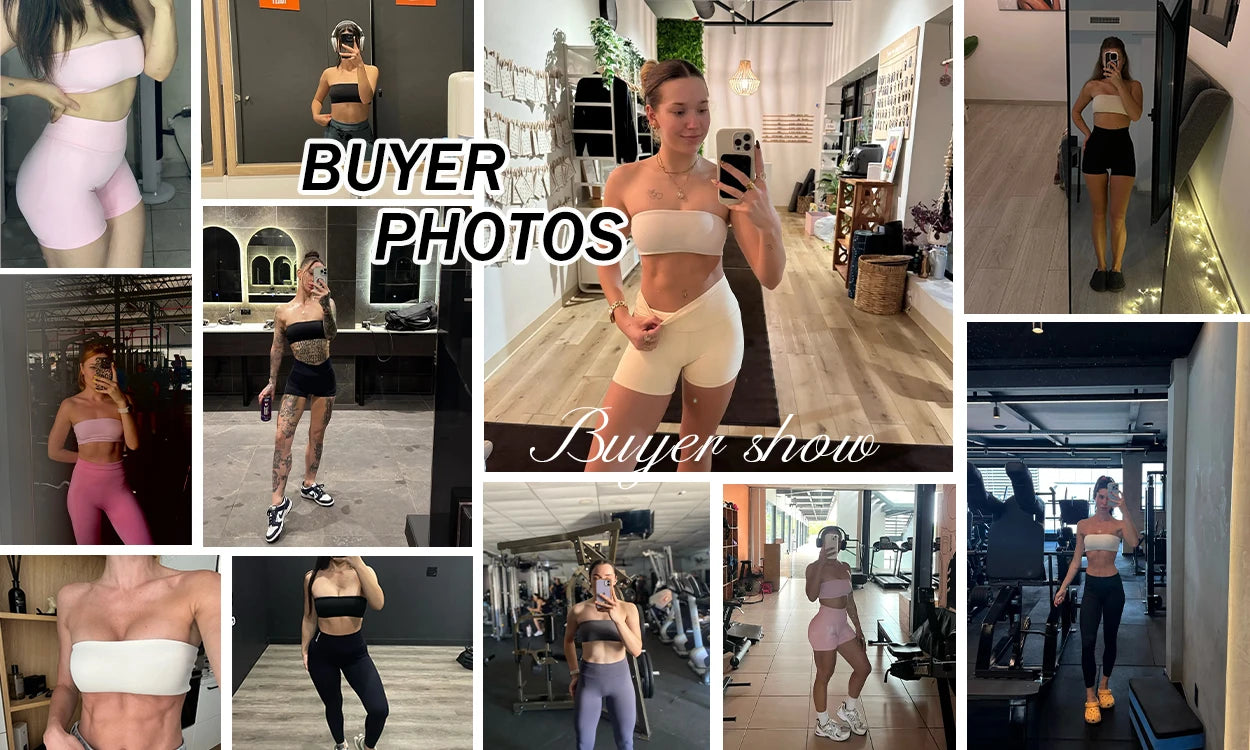 Summer Strapless Sports Bra Gym Women Quick-Drying Yoga Clothes Women Tube Top Fitness Chest Wrap Underwear Workout Bra Female