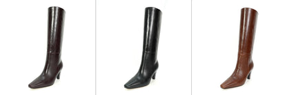 2026 Autumn And Winter Fashion Women's High Top Boots With Pointed Side Zipper Elegant Knight Boots, Sexy Motorcycle Boots 35-42