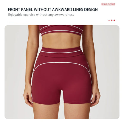 Hearuisavy Summer Yoga Set 2Pcs Women High Support Push Up Sports Top Butt-Lifting Fitness Pants Outdoor Cycling Sports Bra Suit