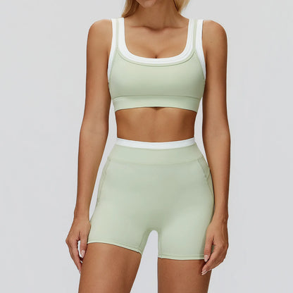 SWELTERING 2PCS Yoga Set Gym Fitness Suit Women Sports Workout Tracksuits Sportswear Female Yoga Suits Sports Bra Gym Leggings