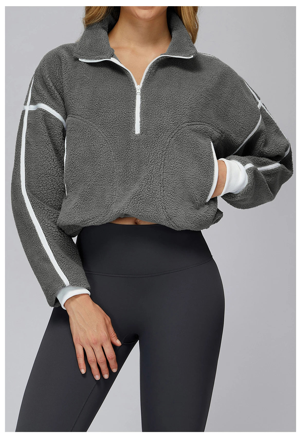 SWELTERING Women Fitness Gym Loose Yoga Long Sleeve Training Sport Top Female Workout Long Sleeve Yoga T-Shirt Sport Long Sleeve