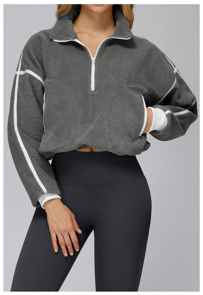 SWELTERING Women Fitness Gym Loose Yoga Long Sleeve Training Sport Top Female Workout Long Sleeve Yoga T-Shirt Sport Long Sleeve