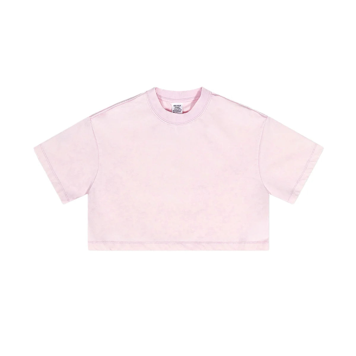 Custom LOGO women's 230G spring summer  open-button top Spice Girl loose short sports cotton polyester short-sleeved t-shirt