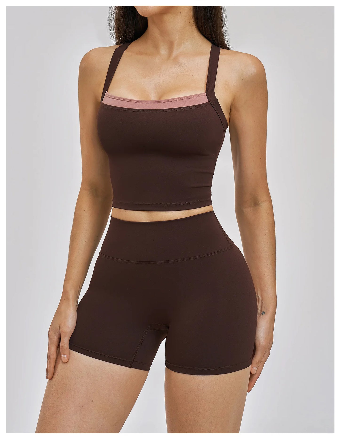 Women Gym Tracksuit Yoga Suit Sports Outfits High Waist Leggings Workout Clothes Female Fitness Running Suit Push Up Sportswear